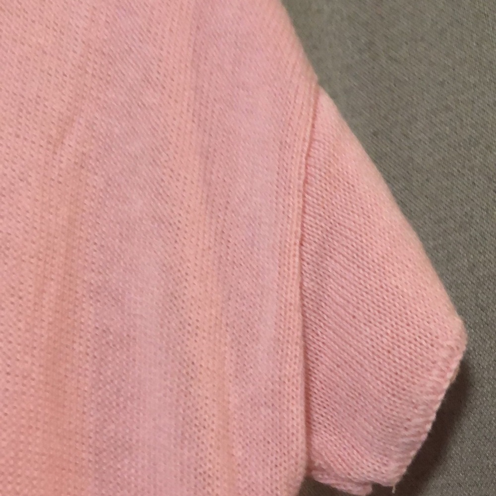 Pink short sleeved sweater Size L - Picture 6 of 8